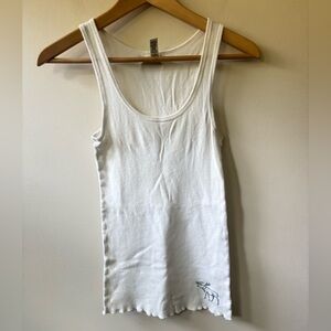 Abercrombie & Fitch White Tank Top